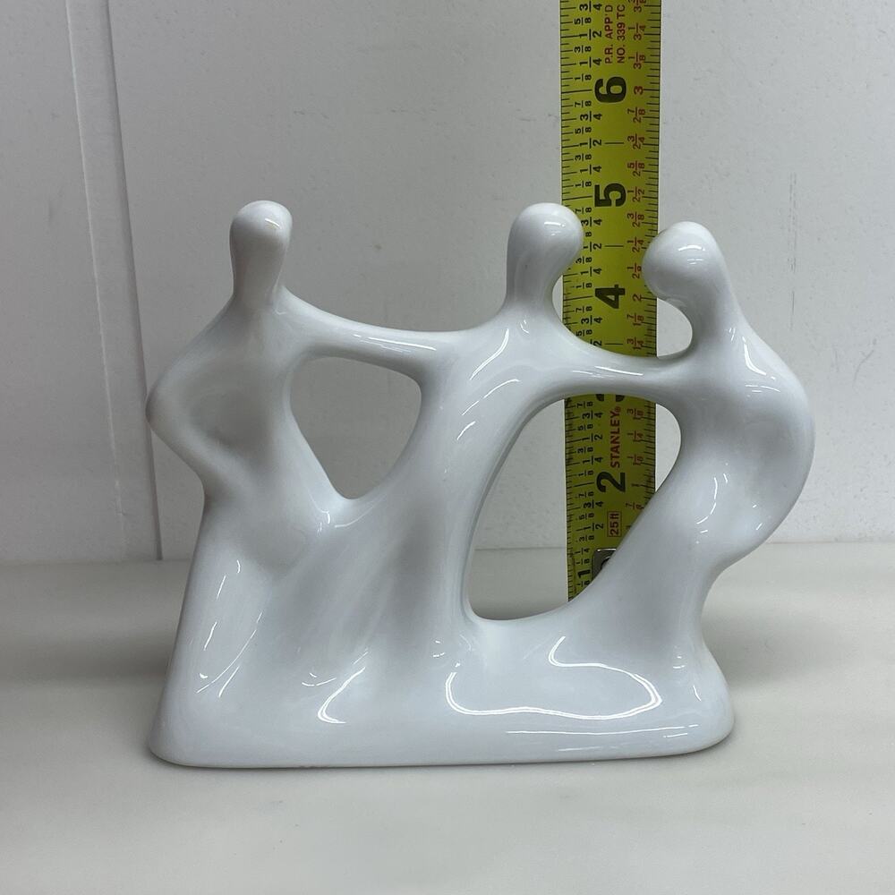 Vintage Naaman Fine Porcelain Abstract Figure Made in Israel Mid Century - Picture 4 of 9